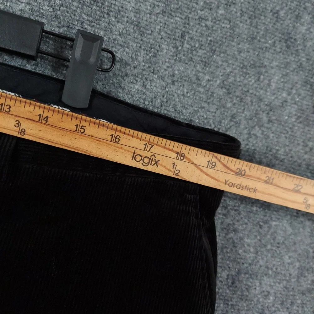 Polo Ralph Lauren Pants Mens 40x30 Black Corduroy Chino Straight Winter Casual